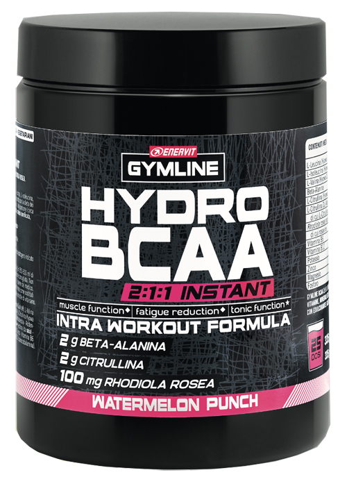 GYMLINE MUSCLE HYDRO BCAA INSTANT WATERMELON POLVERE 335 G - farmasconti.eu