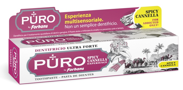 PURO DENTIFRICIO SPICY CANNELLA 75 ML - farmasconti.eu