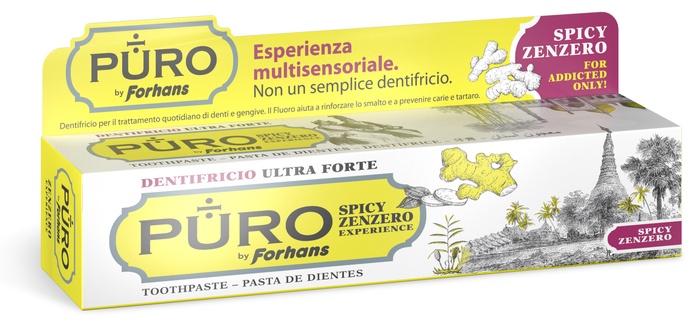 DENTIFRICIO PURO SPICY ZENZERO 75 ML - farmasconti.eu