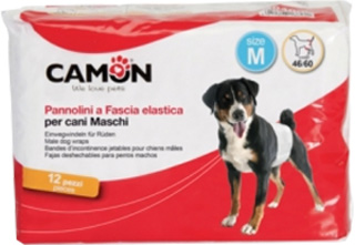 PANNOLINI A FASCIA CANI MASCHI MISURA 1 12 PEZZI - farmasconti.eu