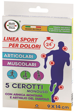 CEROTTI PER DOLORI ARTICOLARI E MUSCOLARI CON ARNICA MONTANA E ARTIGLIO DEL DIAVOLO 9X14CM 5 PEZZI - farmasconti.eu