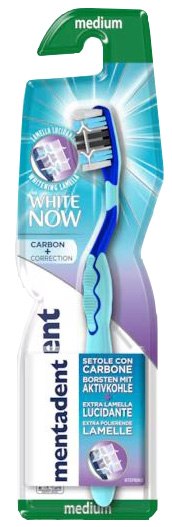 MENTADENT SPAZZOLINO WHITE NOW CARBON - farmasconti.eu