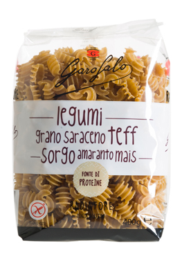 GAROFALO RADIATORI PASTA SENZA GLUTINE LEGUMI E CEREALI 400 G - farmasconti.eu