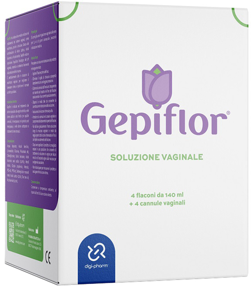 SOLUZIONE VAGINALE GEPIFLOR 4 FLACONI DA 140 ML - farmasconti.eu