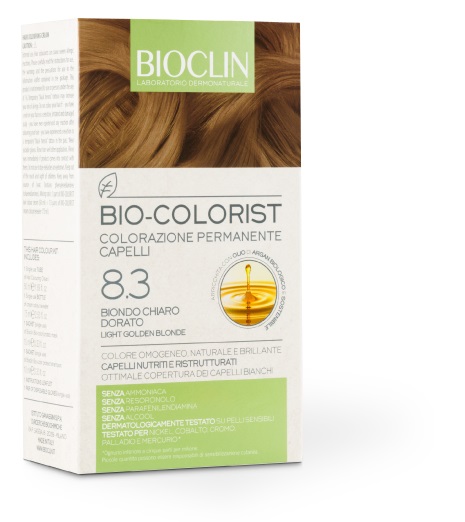 BIOCLIN BIO COLORIST 8,3 BIONDO CHIARO DORATO - farmasconti.eu