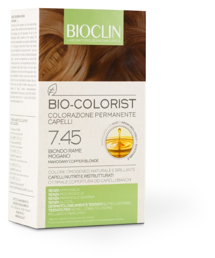 BIOCLIN BIO COLORIST 7,45 BIONDO RAME MOGANO - farmasconti.eu