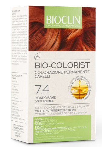 BIOCLIN BIO COLORIST 7,4 BIONDO RAME - farmasconti.eu