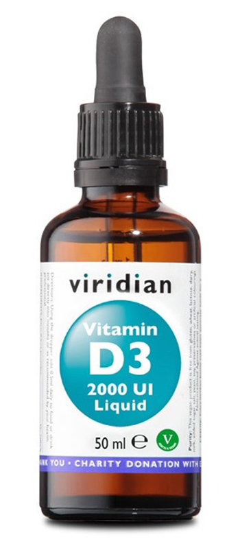 VIRIDIAN VITAMIN D3 2000UI LIQUID 50 ML - farmasconti.eu
