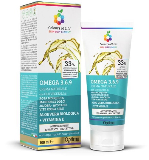 COLOURS OF LIFE SKIN SUPPLEMENT OMEGA 3 6 9 CREMA 100 ML - farmasconti.eu