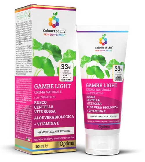 COLOURS OF LIFE SKIN SUPPLEMENT GAMBE LIGHT CREMA 100 ML - farmasconti.eu