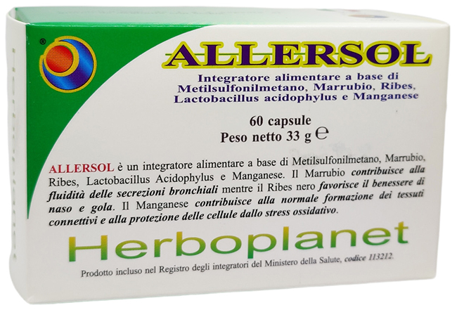 ALLERSOL 60 CAPSULE - farmasconti.eu