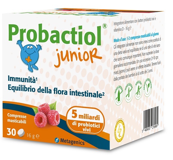 PROBACTIOL JUNIOR 30 COMPRESSE MASTICABILI NEW - farmasconti.eu
