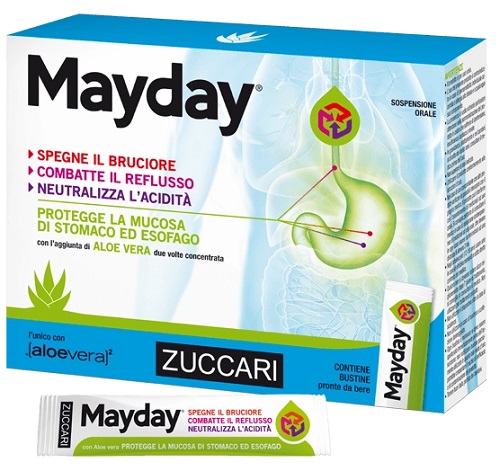 MAYDAY SOSPENSIONE PER USO ORALE ALLA MENTA 24 BUSTINE 10 ML - farmasconti.eu
