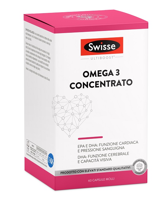 SWISSE OMEGA 3 CONCENTRATO 60 CAPSULE MOLLI DA 2440 MG - farmasconti.eu