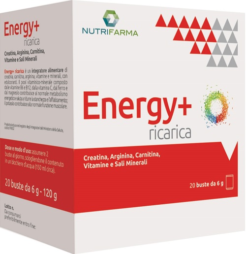 ENERGY+ RICARICA 20 BUSTINE - farmasconti.eu