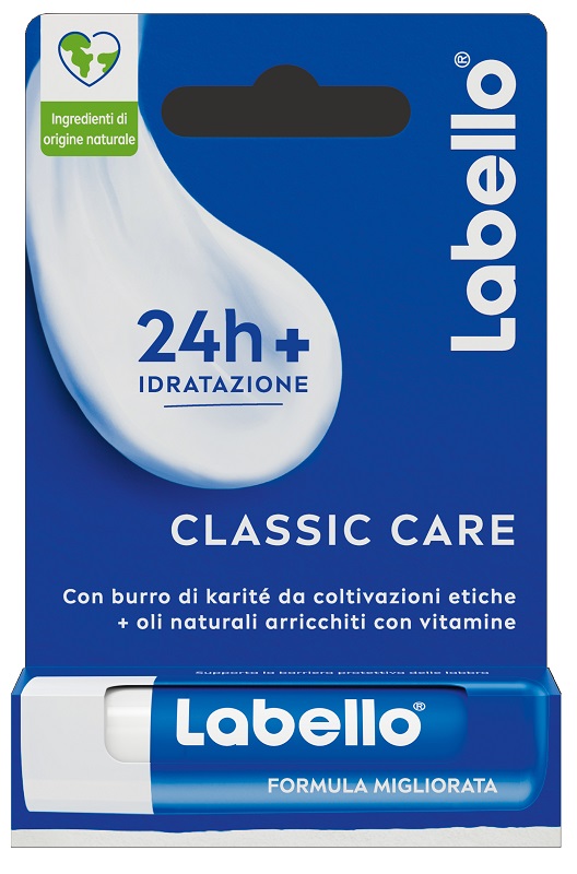 LABELLO CLASSIC CARE STICK 24H IDRATAZIONE FONDENTE SULLE LABBRA 5,5 ML - farmasconti.eu