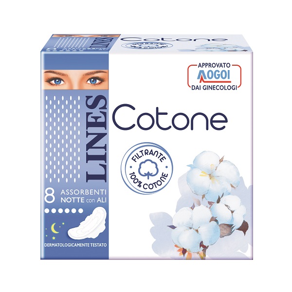 LINES COTONE ULTRA NOTTE 8 PEZZI - farmasconti.eu