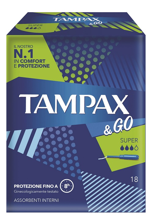 TAMPAX &GO SUPER 18 PEZZI - farmasconti.eu
