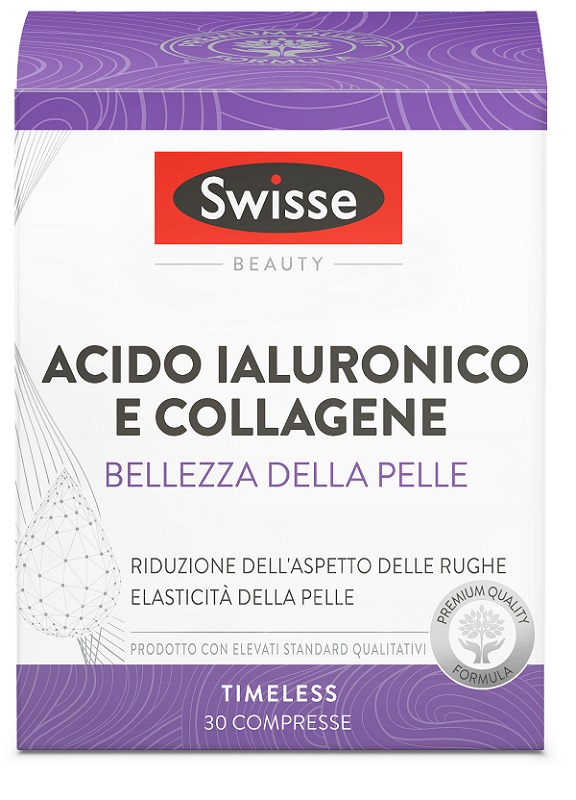 SWISSE ACIDO IALURONICO COLLAGENE BELLEZZA DELLA PELLE 30 COMPRESSE - farmasconti.eu