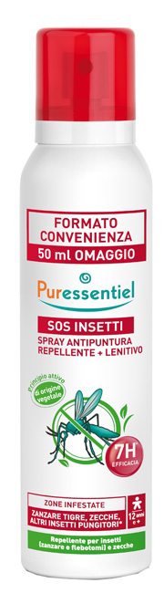 PURESSENTIEL SPRAY ANTIPUNTURA SOS INSETTI PMC 200 ML - farmasconti.eu