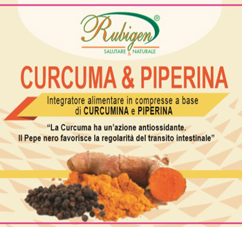 CURCUMA & PIPERINA RUBIGEN 120 COMPRESSE DA 500 MG - farmasconti.eu