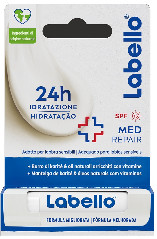 LABELLO MED REPAIR SPF15 24H IDRATAZIONE FONDENTE SULLE LABBRA 5,5 ML - farmasconti.eu