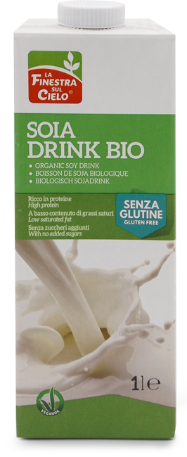 BEVANDA SOIA DRINK SENZA GLUTINE BIO 1 LITRO - farmasconti.eu