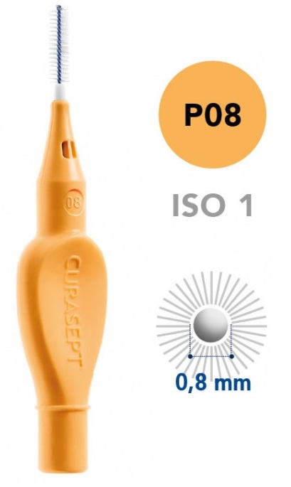 CURASEPT PROXI P08 ARANCIO CHIARO/TANGERINO 5 PEZZI - farmasconti.eu