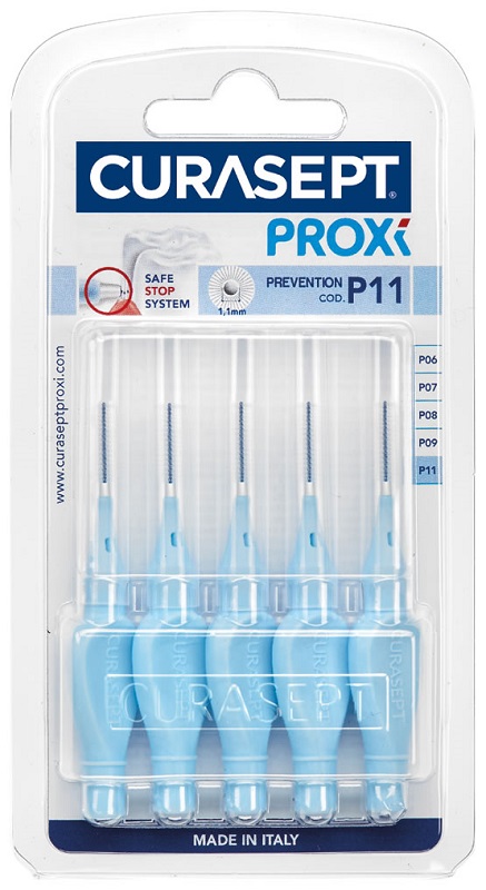 CURASEPT PROXI P11 AZZURRO/LIGHT BLUE 5 PEZZI - farmasconti.eu