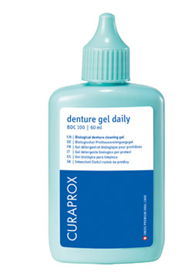 CURAPROX BDC 100 DAILY GEL PER LA PULIZIA QUOTIDIANA DELLA DENTIERA E DEGLI APPARECCHI MOBILI 60 ML 1 PEZZO - farmasconti.eu