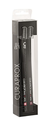 CURAPROX BLACK IS WHITE DENTIFRICI SBIANCANTI 2 SPAZZOLINI - farmasconti.eu