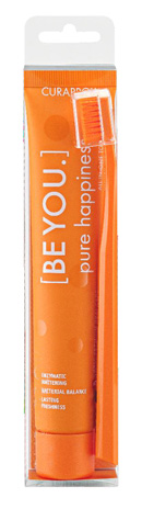 CURAPROX BE YOU PURE HAPPINESS PESCA E ALBICOCCA 1 DENTIFRICIO 90 ML + 1 SPAZZOLINO CS 5460 - farmasconti.eu