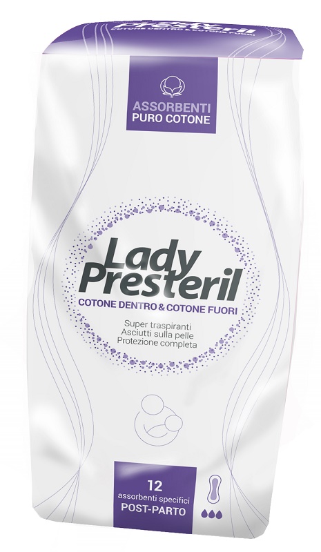 LADY PRESTERIL POSTPARTO 12 PEZZI - farmasconti.eu
