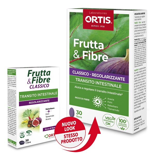 FRUTTA & FIBRE CLASSICO 30 COMPRESSE - farmasconti.eu
