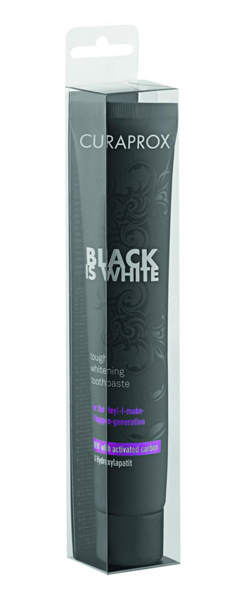 CURAPROX BLACK IS WHITE DENTIFRICIO TRAVEL SIZE 10 ML - farmasconti.eu