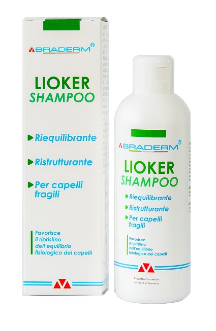 LIOKER SHAMPOO 200 ML BRADERM - farmasconti.eu