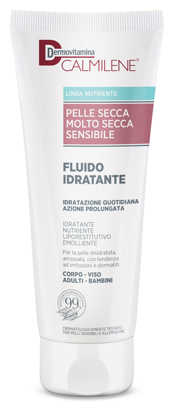DERMOVITAMINA CALMILENE FLUIDO IDRATANTE PER PELLE SECCA, MOLTO SECCA E SENSIBILE 250 ML - farmasconti.eu
