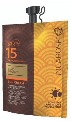INCAROSE MAXI BRONZE SUN CREAM SPF15 50 ML - farmasconti.eu