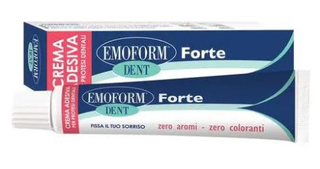 CREMA ADESIVA EMOFORM DENT FORTE PER PROTESI DENTALI 70 G - farmasconti.eu