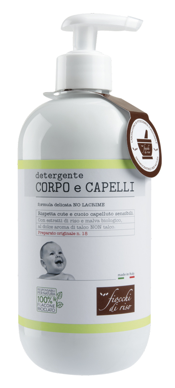 FIOCCHI DI RISO DETERGENTE CORPO/CAPELLI TALCO 400 ML - farmasconti.eu