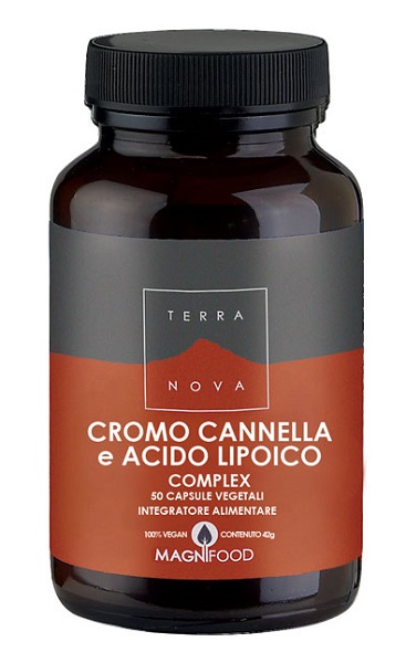 TERRANOVA CROMO/CANNELLA/ACIDO LIPOICO COMPLEX 50 CAPSULE - farmasconti.eu