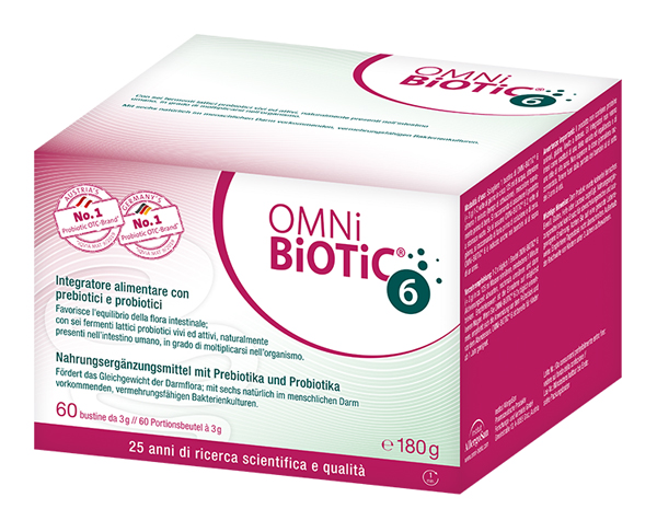 OMNI BIOTIC 6 POLVERE 60 BUSTINE DA 3 G - farmasconti.eu