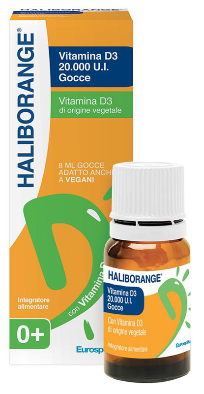 HALIBORANGE VITAMINA D3 20000 UI GOCCE 8 ML - farmasconti.eu