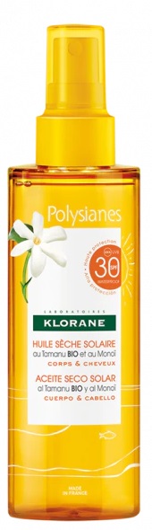 KLORANE OLIO SECCO SOLARE SPF 30 CORPO/CAPELLI 200 ML - farmasconti.eu