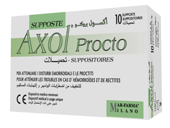 AXOL PROCTO 10 SUPPOSTE X 2 G - farmasconti.eu