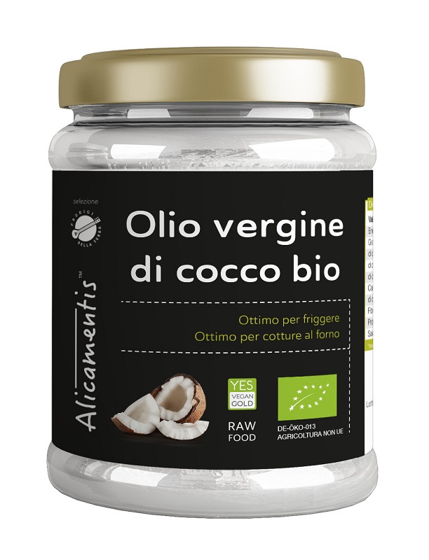 OLIO VERGINE DI COCCO BIO 500 ML ALICAMENTIS - farmasconti.eu