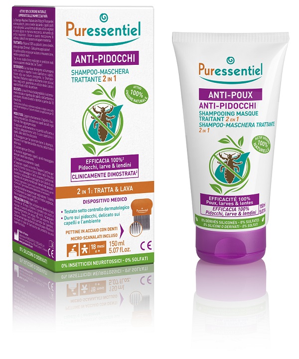 PURESSENTIEL SHAMPOO TRATTANTE ANTI-PIDOCCHI 150 ML - farmasconti.eu