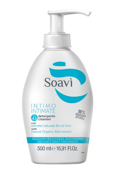 SOAVI INTIMO DELICATO PH4,5 FLACONE CON DISPENSER 500 ML - farmasconti.eu