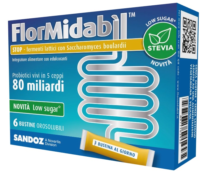 FLORMIDABIL STOP 6 BUSTINE CON STEVIA - farmasconti.eu