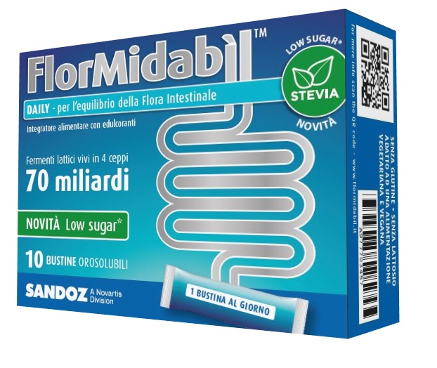 FLORMIDABIL DAILY 10 BUSTINE CON STEVIA - farmasconti.eu